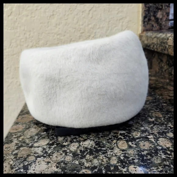 Vintage Pill Box Off White Hat by Don Anderson● - Picture 7 of 7